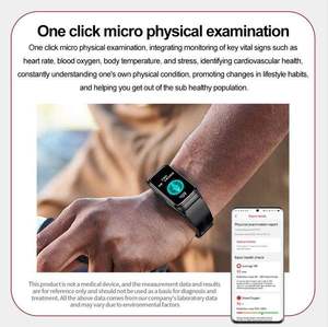 Pulsera Inteligente con Pantalla Táctil 2025, Monitoreo de Temperatura, Medición de Presión, Relojes de Moda para la Salud TK75, Reloj Inteligente para Hombre - Product Image 5