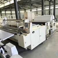 Máquina Rebobinadora y Cortadora de Papel Higiénico Totalmente Automática de Alta Velocidad, Línea de Producción de Papel Higiénico