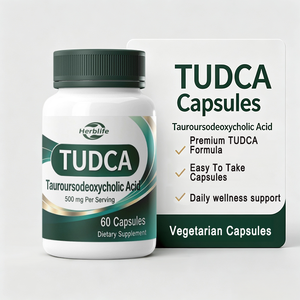 Capsules TUDCA 500 mg par dose, 60 capsules végétales, complément alimentaire à l'acide tauroursodésoxycholique, OEM ODM, étiquette privée - Product Image 3