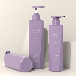 Runxuan trong suốt màu hồng 680ml nhựa tóc điều hòa <span class=keywords><strong>container</strong></span> 500ml người phụ nữ cơ thể Lotion Chai PET rỗng chai dầu gội đầu - Product Image 5