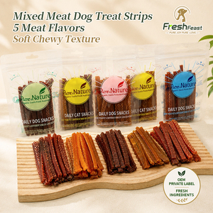 Snack per Cani all'Ingrosso Direttamente dalla Fabbrica, <span class=keywords><strong>Carne</strong></span> Essiccata, Alimenti per Animali Domestici, Bastoncini di <span class=keywords><strong>Carne</strong></span>, Masticabili e Premi per l'Addestramento, Confezionati - Product Image 1
