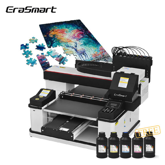 A1 6090 UV DTF with Three XP600 Printer High Speed for Phone case Wood Bottle A1 UV 6090 Printer
