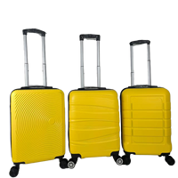 Bagages de voyage tendance de haute qualité Ensemble de sacs à roulettes ABS avec logo personnalisé Ensemble de valises colorées de grande capacité