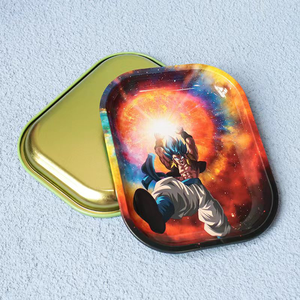 Nhà Máy Bán buôn biểu tượng tùy chỉnh kim loại tin cán khay 18*14cm thuốc lá thảo mộc tinplate hút khay - Product Image 6