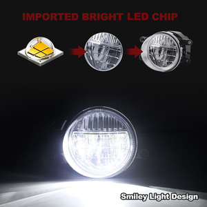 Loyo Mới Nhất Nụ Cười Thiết Kế 4 Inch LED Sương Mù Ánh Sáng 30W Công Suất Cao Cắm Và Chơi Phổ 4 Inch Sương Mù Ánh Sáng Cho Toyota Lexus Scion - Product Image 3