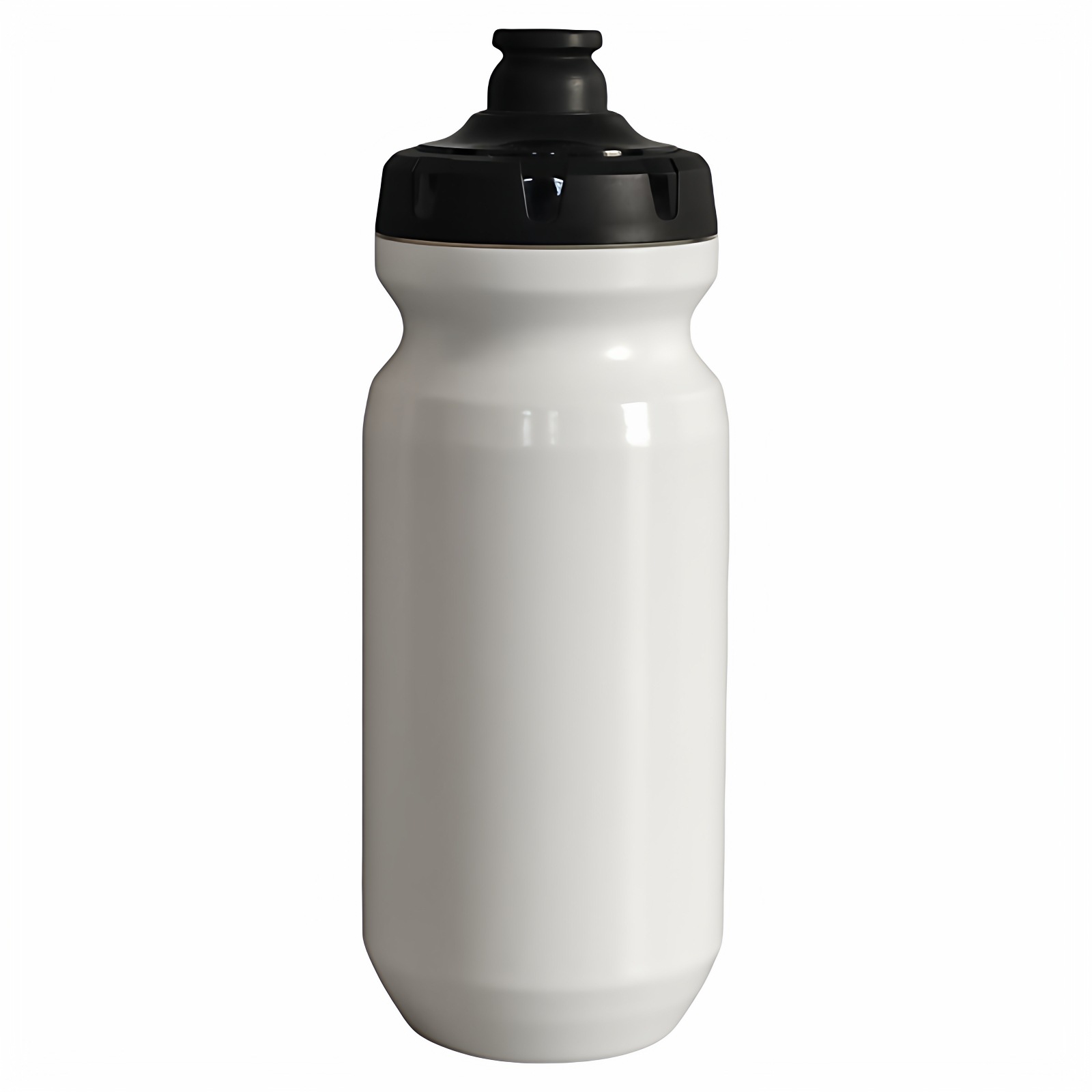 White 1 glossy surface