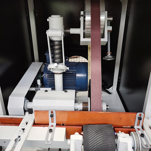 เครื่องขัดท่อโลหะ, เครื่องเจียรและขัดผิวโลหะแบบแท่งกลมอัตโนมัติ, เครื่องขัดท่อสำหรับงานหนัก - Product Image 4