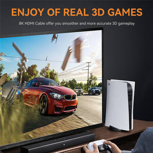 최신 2.1 버전 고속 <span class=keywords><strong>HDMI</strong></span> 케이블 48Gbps 동적 HDR 8K 60Hz 4K 120Hz 해상도 1M 1.5M 1.8M 2M 3M 5M <span class=keywords><strong>HDMI</strong></span> 케이블 - Product Image 3