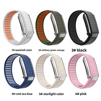 Bracelet de sport élastique en nylon Trendybay, séchage rapide, résistant à l'eau, boucle à pression, design bicolore multicolore, compatible avec Whoop 5.0