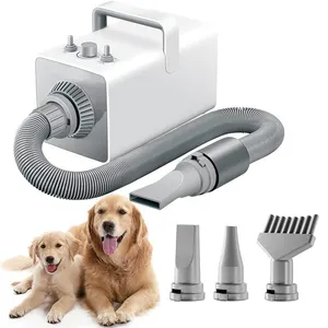 Bán Buôn 2200 Wát Sưởi Ấm Điều Chỉnh Tốc Độ Vòi Phun Pet Dog Máy Sấy Tóc Máy Pet Grooming Máy Sấy Chuyên Nghiệp