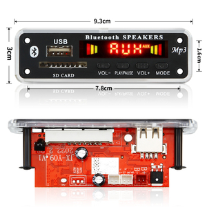 Papan dekoder MP3 mobil Mini 40W, papan dekoder MP3 50W Amplifier 20W 5V 18V <span class=keywords><strong>Bluetooth</strong></span> 5.0 USB TF Radio FM modul Speaker mobil Handsfree pemutar Audio - Product Image 5