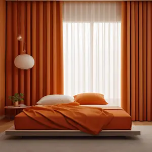 [Exklusiv für Hotel] 2024 Schlussverkauf wärmedämmung niederländischer Samt-Vordächer-Licht-Luxus vollschatten vertikaler weicher Vorhang