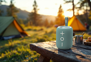 Altavoz Tribit Stormbox Mini Plus de Alta Potencia, 12 Horas de Duración de Batería, Luz LED Colorida, Resistente al Agua IPX7, Conexión TWS, para Exteriores - Product Image 2
