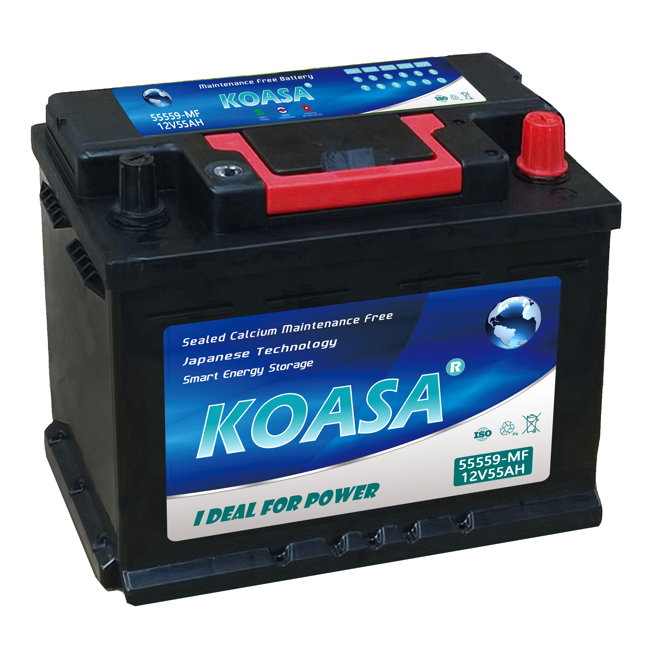 F 55559 MF Car Battery 12V55AH - Maintenance Free Power