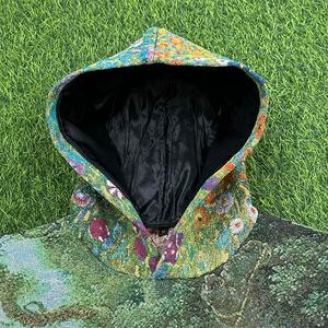 快速定制设计连帽衣领男士套头衫连帽编织挂毯连帽 - Product Image 6