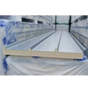 Panneau sandwich PIR ignifuge B1 pour façade de <span class=keywords><strong>scierie</strong></span> moderne au Suriname, panneau de bardage structurel de sécurité incendie PIR pour projets - Product Image 1