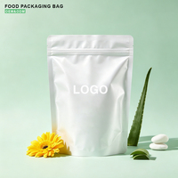 Sachet refermable personnalisé anti-odeur en Mylar avec fermeture éclair pour aliments, emballage en sachet stand-up scellable en feuille d'aluminium