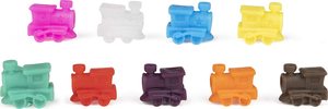Juego de <span class=keywords><strong>tren</strong></span> <span class=keywords><strong>mexicano</strong></span> <span class=keywords><strong>doble</strong></span> <span class=keywords><strong>12</strong></span>, 91 fichas con caja de aluminio, <span class=keywords><strong>12</strong></span> puntos de colores, dominó - Product Image 2