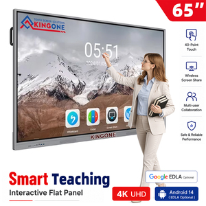 KINGONE จอแสดงผลแบบสัมผัสอัจฉริยะ ขนาด 55 นิ้ว 65 นิ้ว 75 นิ้ว 85 นิ้ว สำหรับการศึกษาและการนำเสนอในสำนักงาน - Product Image 1