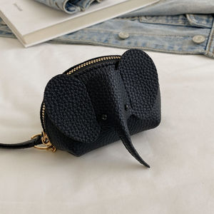 Portafoglio Unisex Mini catenina in pelle sintetica con porta carte Bus portachiavi portamonete portamonete portamonete-da viaggio con chiusura a cerniera - Product Image 4