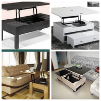 Quincaillerie de meubles, type pièces de table, mécanisme de table basse relevable, cadre de meuble