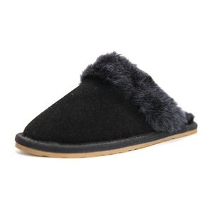 cuero de gamuza de terciopelo suave zapatillas de invierno cálido dormitorio casa Casa de China, venta al por mayor zapatillas - Product Image 1