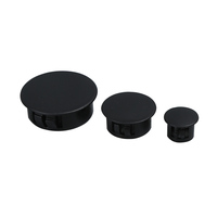 Bouchons de trou en plastique de 5 mm, 6 mm, 8 mm, 10 mm, 12 mm, 13 mm, 14 mm, 15 mm, 19 mm, 20 mm, 22 mm, 25 mm pour bureau, table, armoire