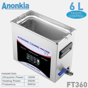 6L multifunzionale Ultra sonico bagno d'acqua ad alta frequenza laboratorio dentale pulitore ad ultrasuoni bagno - Product Image 4
