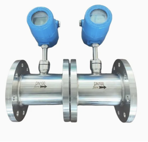 CE認定工業用デジタル熱ガス流量計ステンレス鋼OEM利用可能1% 精度0-10メートル/秒流量 - Product Image 3