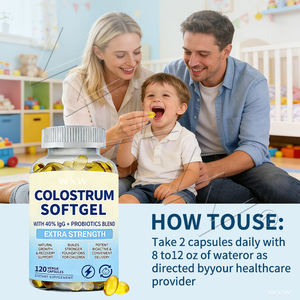 Колострум в капсулах для повышения иммунитета, богатый иммуноглобулинами, поддерживает здоровье кишечника, натуральная формула, поставщик OEM/ODM - Product Image 4