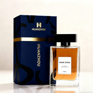 Chứng Khoán Sẵn Sàng Sang Trọng Nước Hoa Chai Chất Lượng Cao Hình Chữ Nhật Tùy Chỉnh Màu Sắc Nước Hoa Chai 100Ml Chai Nước Hoa Với Màu Đen Mũ - Product Image 1