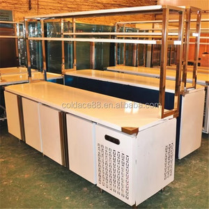 Double Door Workbench Refrigerator/SS Top Kitchen Equipment/Bench <strong>Freezer</strong> with Drawers - Product Image 5