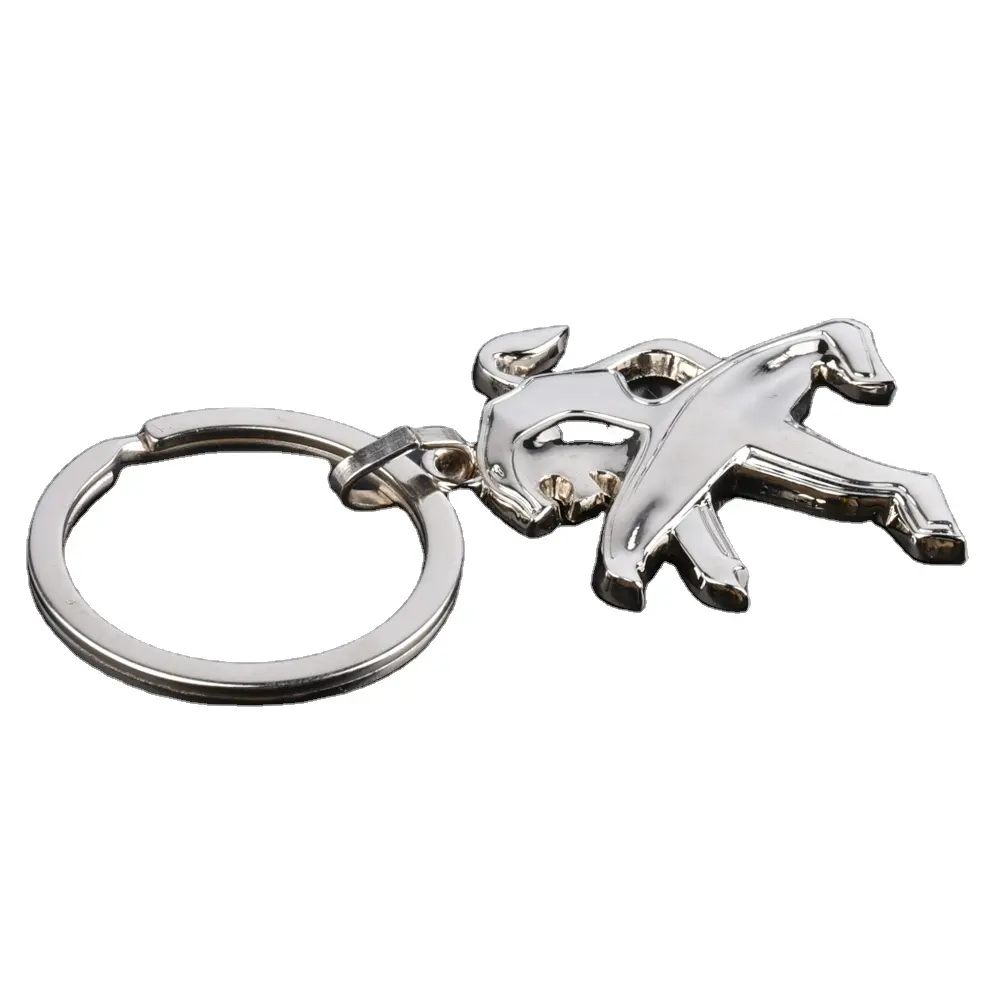 Offre Spéciale forme animale hommes porte-clés porte-clés en acier inoxydable