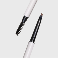Crayon à sourcils minéral végétalien teinté waterproof double embout à pointe triangulaire avec brosse pour maquillage quotidien en gros