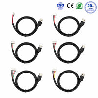 كابل USB مخصص من OEM مع موصلات 2 و3 و4 دبابيس من نوع JST Molex، سلك طاقة مخصص للإلكترونيات الاستهلاكية