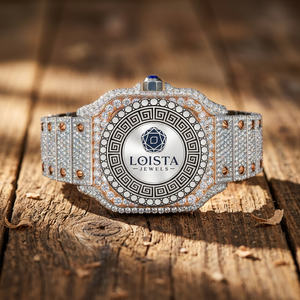 Montre de luxe de haute qualité, de marque originale, pour hommes et femmes, quartz, mode, moissanite, diamant, style hip-hop, brillante, premium, LOISTA - Product Image 3