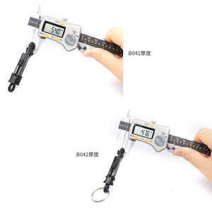 Snap <b>Hook</b> Plastic Black 77mm 71mm Bag Hanging Keyring Attachment - Product Image 2