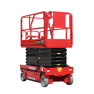 Plateforme élévatrice à ciseaux électrique à batterie, autopropulsée, entièrement automatique, durable, petite taille, certifiée CE ISO, modèle CHANGDING GTJZ06 - Product Image 6