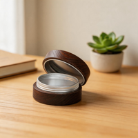 Flacon de lotion corporelle et pot de crème en aluminium, emballage cosmétique professionnel idéal pour les spas et les soins à domicile, emballage cosmétique en bois de noyer, pots cosmétiques