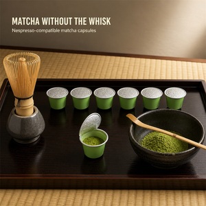 Cápsulas de Matcha OEM Profesionales Compatibles con Máquinas Nespresso Originales, Dosis Individual, Admite Logotipo Personalizado - Product Image 1