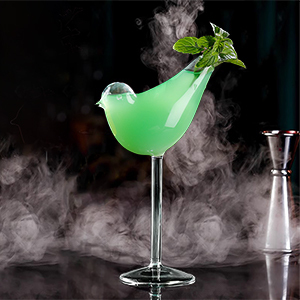 鸟形酒杯，5 盎司/150 毫升，独特鸟形设计，适合葡萄酒和鸡尾酒 - Product Image 4