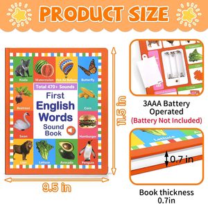 <span class=keywords><strong>Mon</strong></span> premier <span class=keywords><strong>livre</strong></span> <span class=keywords><strong>sonore</strong></span> d'apprentissage de l'anglais pour les jeunes enfants - Product Image 1