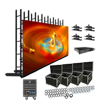 Layar LED Sewa Indoor Outdoor P3.91 P2.976 500x1000mm Kabinet Refresh Rate Tinggi untuk Konser dan Acara Panggung