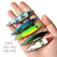 Nouvel arrivage : Leurre de pêche en mer Nan'you 40g de haute qualité, lesté, pour pêche en eau profonde, phosphorescent, pour bar et poissons d'eau salée