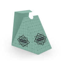Boîte en papier triangulaire personnalisée, boîte d'emballage triangulaire pour en-cas, boîte à en-cas en carton imprimé, boîte en papier alimentaire personnalisée