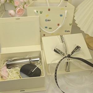 Tùy Chỉnh Sang Trọng Trắng UV In Cứng Nhắc Giấy Các Tông Hộp Quà Tặng Cuốn Sách Hình Vàng Lá Từ Bao Bì Carton Cho Nước Hoa Hộp - Product Image 6