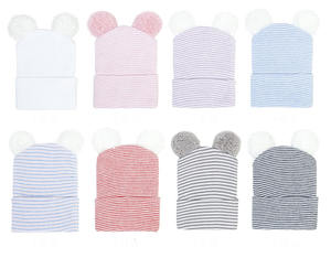 Cappello da ospedale neonato cappello da neonato berretti con orecchie morbido e carino berretto da vivaio - Product Image 3