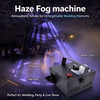 2026 Mesin Mini Haze Terbaru Terlaris DMX512 1000w AC110-240V Keamanan Kuat untuk Pesta Pernikahan Panggung Pertunjukan DJ