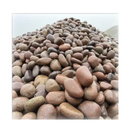 Natural mixed color pebble stone, outdoor road paving, aquarium decoration, pebbles