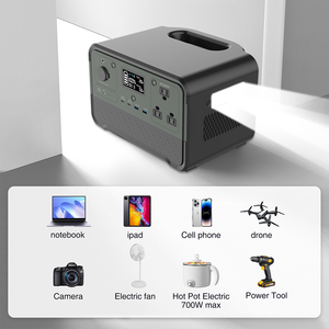 Oem ODM USB C 700W LiFePO4 năng lượng mặt trời Máy phát điện Led đèn pin ngân hàng điện sạc nhanh năng lượng mặt trời hệ thống năng lượng nhà máy điện - Product Image 2